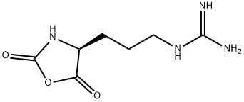 N-[3-[(4S)-2,5-Dioxo-4-oxazolidinyl]propyl]guanidine Struktur