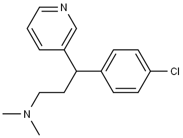 chlorpheniramine Structure