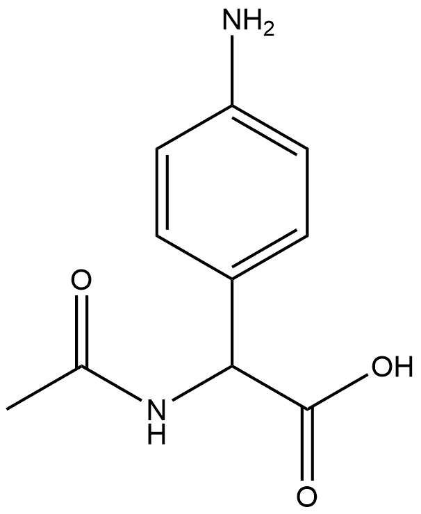 N-Ac-RS-4-Amino-Phenylglycine Struktur