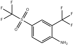 54939-66-1 Benzenamine, 2-?(trifluoromethyl)?-?4-?[(trifluoromethyl)?sulfonyl]?-