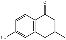 1(2H)-Naphthalenone, 3,4-dihydro-6-hydroxy-3-methyl- Struktur