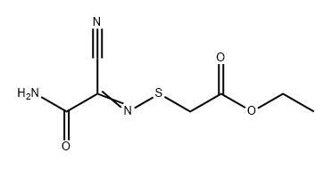 Acetic acid, 2-[[(2-amino-1-cyano-2-oxoethylidene)amino]thio]-, ethyl ester