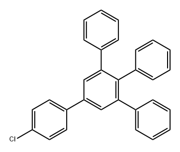 1,1′:2′,1′-三苯基,5′-(4-氯苯基)-3′-苯基-, 55082-56-9, 结构式