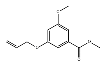Benzoic acid, 3-methoxy-5-(2-propen-1-yloxy)-, methyl ester Structure