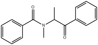 Benzamide, N-methyl-N-(1-methyl-2-oxo-2-phenylethyl)- 化学構造式