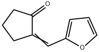 Cyclopentanone, 2-(2-furanylmethylene)- Struktur