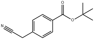 Benzoic acid, 4-(cyanomethyl)-, 1,1-dimethylethyl ester Structure