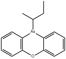 10H-Phenoxarsine, 10-(1-methylpropyl)- Struktur