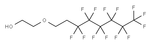 Ethanol, 2-[(3,3,4,4,5,5,6,6,7,7,8,8,8-tridecafluorooctyl)oxy]-,55427-50-4,结构式