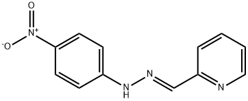2-Pyridinecarboxaldehyde, (4-nitrophenyl)hydrazone, (E)- (9CI) Structure
