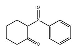 Cyclohexanone, 2-(phenylsulfinyl)-,55705-17-4,结构式