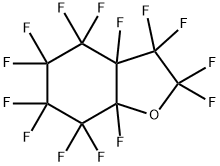 Benzofuran, 2,2,3,3,3a,4,4,5,5,6,6,7,7,7a-tetradecafluorooctahydro- 化学構造式
