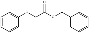 Acetic acid, 2-phenoxy-, phenylmethyl ester 结构式