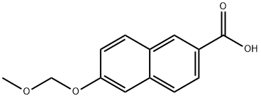 6-Methoxymethoxynaphthalene-2-carboxylic acid Structure