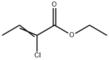 2-Butenoic acid, 2-chloro-, ethyl ester Structure