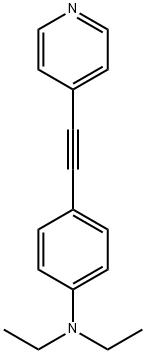 Benzenamine, N,N-diethyl-4-[2-(4-pyridinyl)ethynyl]- 结构式