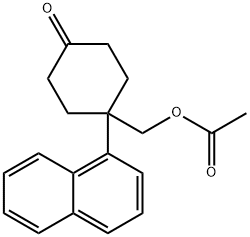 (1-(Naphthalen-1-yl)-4-oxocyclohexyl)methyl acetate|