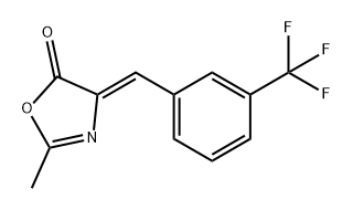 5(4H)-Oxazolone, 2-methyl-4-[[3-(trifluoromethyl)phenyl]methylene]-, (4Z)-