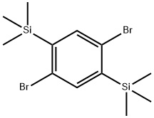 Benzene, 1,4-dibromo-2,5-bis(trimethylsilyl)- Struktur