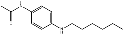 Acetamide, N-[4-(hexylamino)phenyl]- Structure