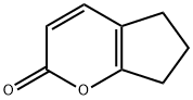 Cyclopenta[b]pyran-2(5H)-one, 6,7-dihydro- Structure