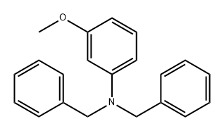 Benzenemethanamine, N-(3-methoxyphenyl)-N-(phenylmethyl)- 结构式