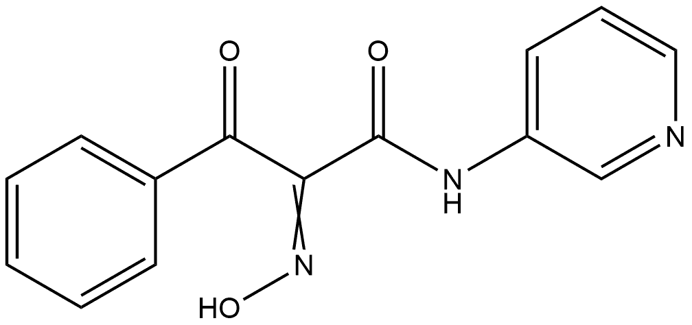 Α-(羟基亚氨基)-Β-氧代-N-3-吡啶基苯丙酰胺, 565179-67-1, 结构式