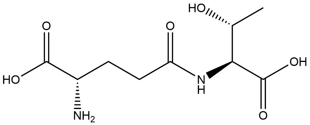 L-gamma-glutamyl-L-threonine Structure