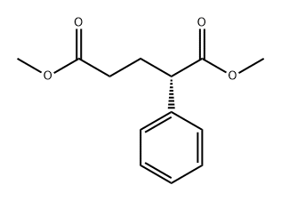 Pentanedioic acid, 2-phenyl-, 1,5-dimethyl ester, (2S)- Structure