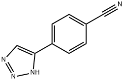 Benzonitrile, 4-(1H-1,2,3-triazol-5-yl)- Struktur