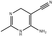5-Pyrimidinecarbonitrile, 6-amino-1,4-dihydro-2-methyl- 结构式
