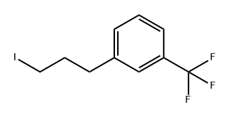 Benzene, 1-(3-iodopropyl)-3-(trifluoromethyl)- Structure