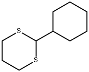 1,3-Dithiane, 2-cyclohexyl- Structure