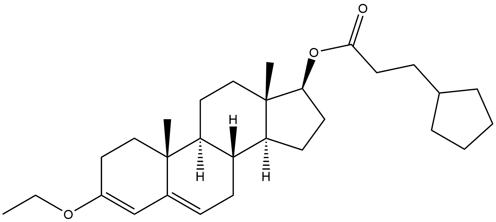 Androsta-3,5-dien-17-ol, 3-ethoxy-, cyclopentanepropanoate, (17β)- (9CI)