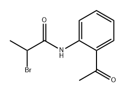 Propanamide, N-(2-acetylphenyl)-2-bromo-,56762-44-8,结构式