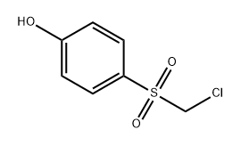 Phenol, 4-[(chloromethyl)sulfonyl]- Structure