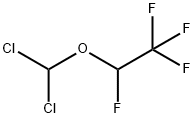 Ethane, 2-(dichloromethoxy)-1,1,1,2-tetrafluoro- Structure