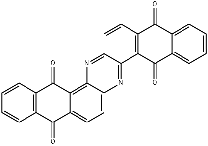 5,9,14,18-Anthrazinetetrone Struktur