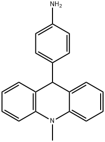Benzenamine, 4-(9,10-dihydro-10-methyl-9-acridinyl)- 结构式