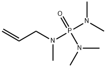 Phosphoric triamide, N,N,N',N',N''-pentamethyl-N''-2-propen-1-yl- Structure