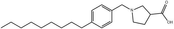 570423-46-0 3-Pyrrolidinecarboxylic acid, 1-[(4-nonylphenyl)methyl]-