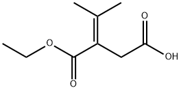 Butanedioic acid, 2-(1-methylethylidene)-, 1-ethyl ester 结构式