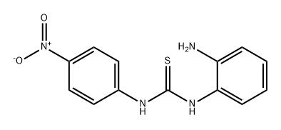 Thiourea, N-(2-aminophenyl)-N'-(4-nitrophenyl)- Structure