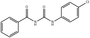 Benzamide, N-[[(4-chlorophenyl)amino]carbonyl]- Structure