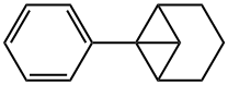 Tricyclo[4.1.0.02,7]heptane, 1-phenyl- Structure