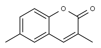 3,6-二甲基-2H-色烯-2-酮, 57295-24-6, 结构式