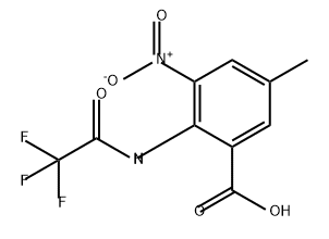 Benzoic acid, 5-methyl-3-nitro-2-[(2,2,2-trifluoroacetyl)amino]-