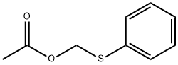 Methanol, 1-(phenylthio)-, 1-acetate Structure