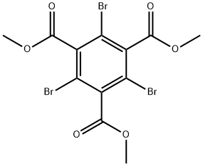 1,3,5-Benzenetricarboxylic acid, 2,4,6-tribromo-, 1,3,5-trimethyl ester Structure