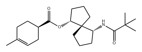 3-Cyclohexene-1-carboxylic acid, 4-methyl-, (1R,5R,6R)-6-[(2,2-dimethyl-1-oxopropyl)amino]spiro[4.4]non-1-yl ester, (1R)-